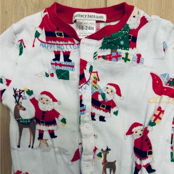 Pottery Barn Christmas Pajamas 18-24 Months - Picture 2 of 2